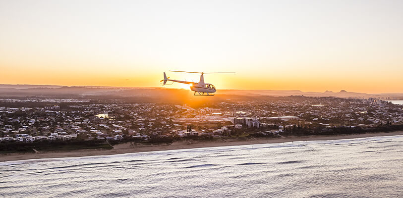 Caloundra Oceanview Helicopter Flying