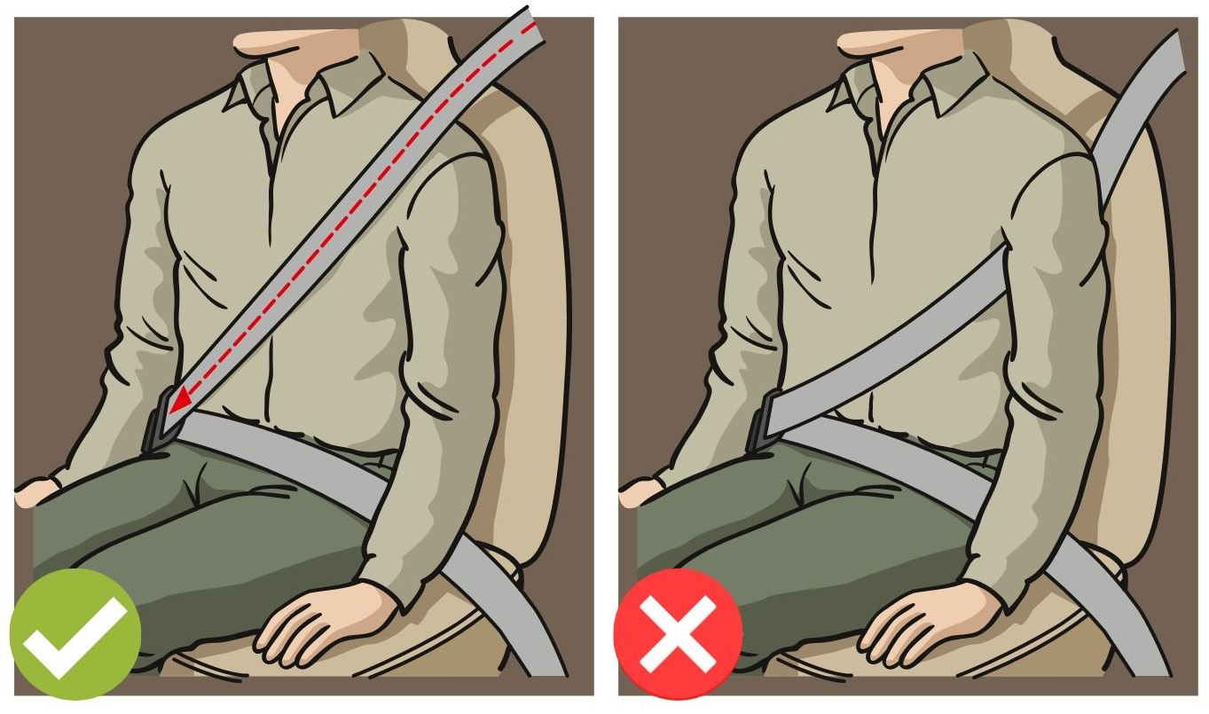 How To Wear Seat Belt Correctly In Car